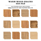 Echo Park Warm Wood Grains 6 x 6 Paper Pad wwg390023 Detailed Product Image