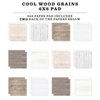 Echo Park Cool Wood Grains 6 x 6 Paper Pad cwg389023 Alternate Image