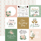 Echo Park Marry Me 12 x 12 Collection Kit mry400016 4X4 Journaling Cards