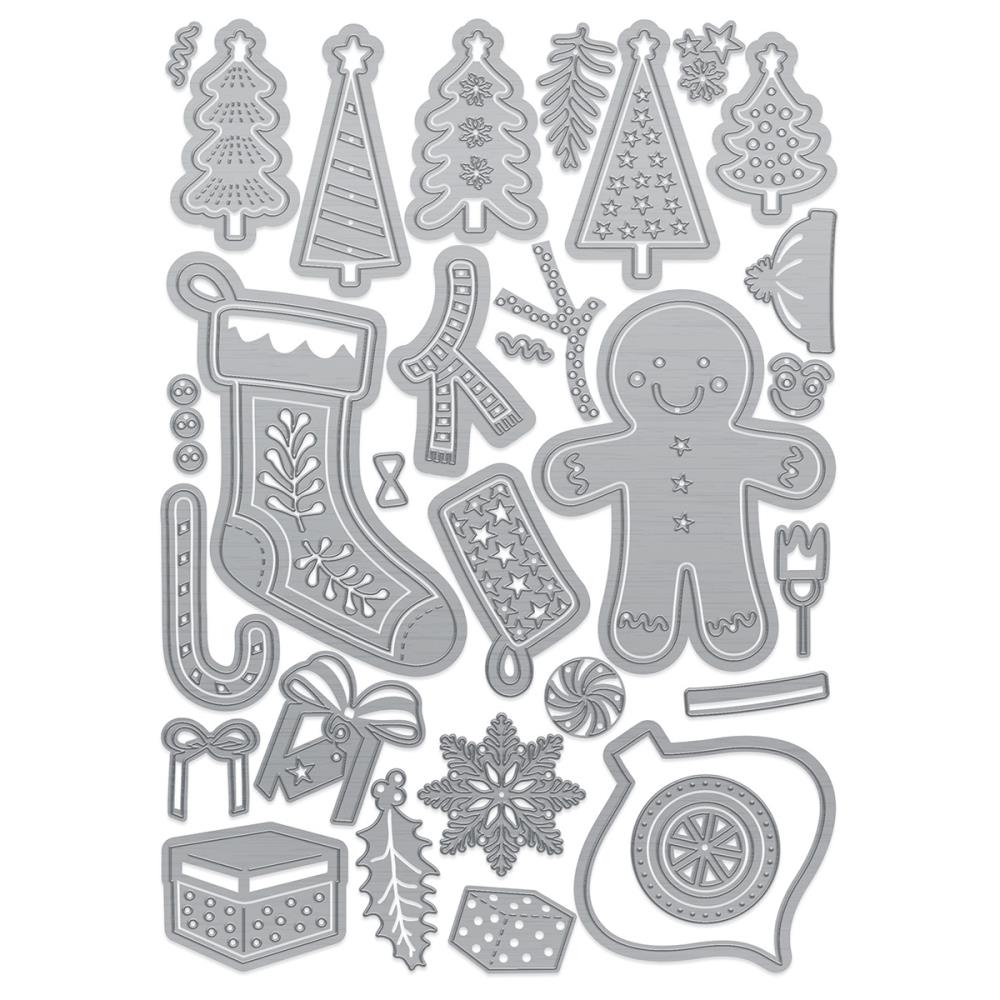 Tonic Candy Cane Christmas Dies 5539e Detailed View
