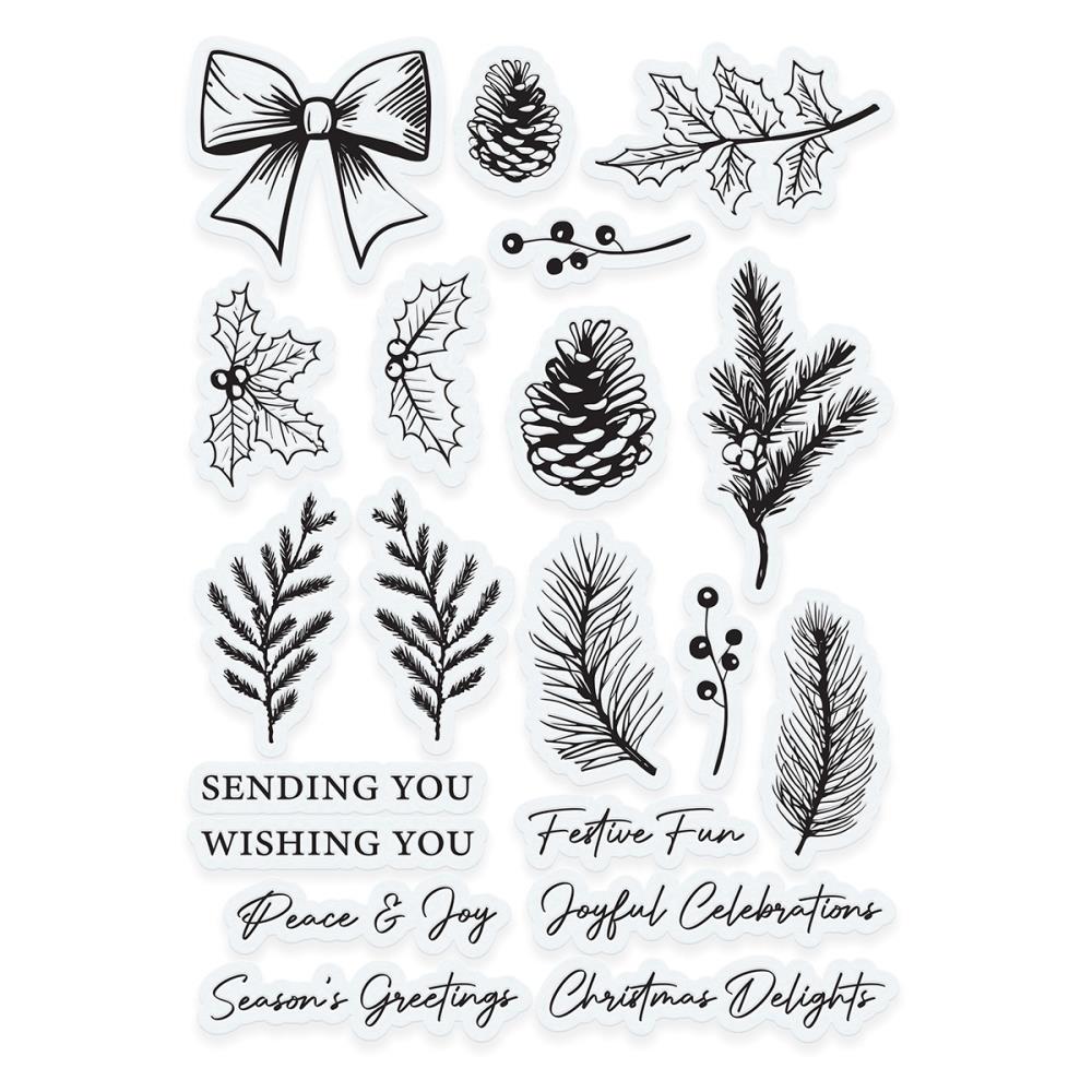 Tonic Timeless Tidings Clear Stamps 5531e Alterante Image