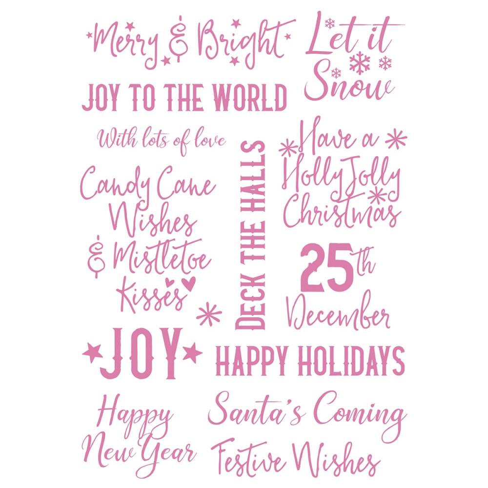 Tonic Timeless Tidings Clear Stamps 5540e Detailed View
