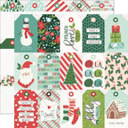 Simple Stories Santa's Village 12 x 12 Collection Kit 23000 Tags Elements