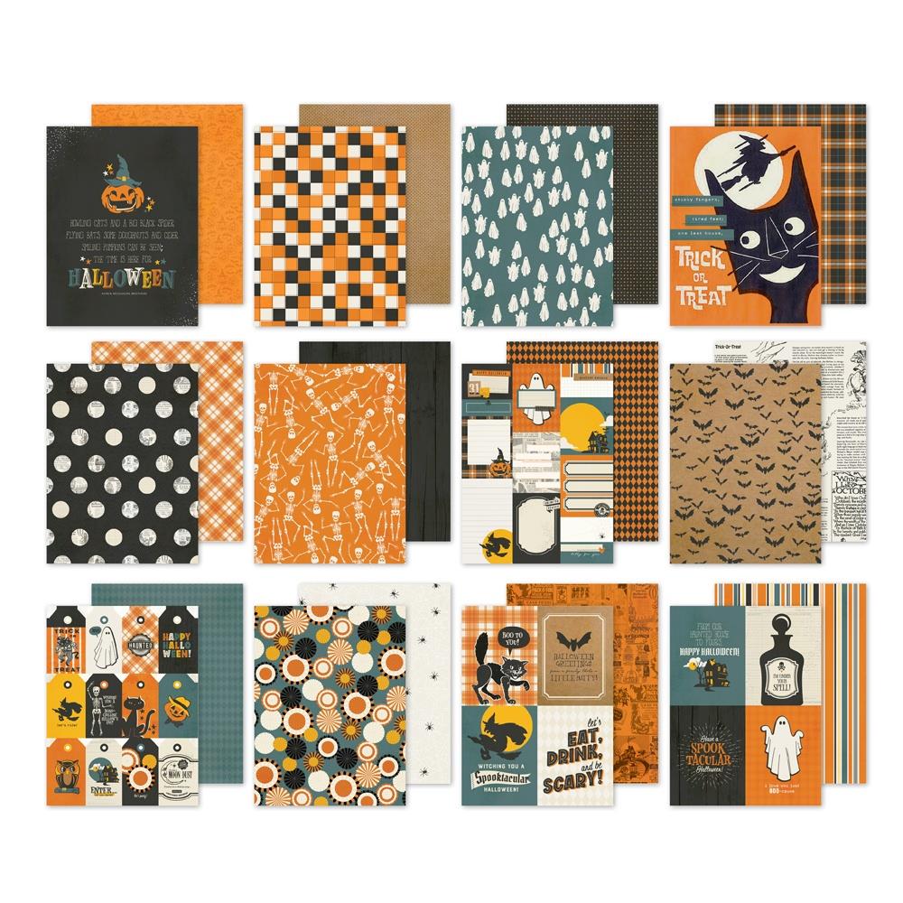 Simple Stories Vintage Scary Stories 6 x 8 Paper Pad 22815 Halloween Images