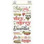 Simple Stories Vintage Yuletide Foam Stickers 23230 Detailed View