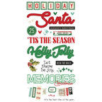 Simple Stories Vintage Holly Jolly Foam Stickers 23325 Tis The Season