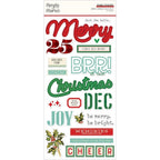 Simple Stories Vintage Holly Jolly Foam Stickers 23325