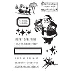 Simple Stories Vintage Holly Jolly Clear Stamps 23316 Detailed Image