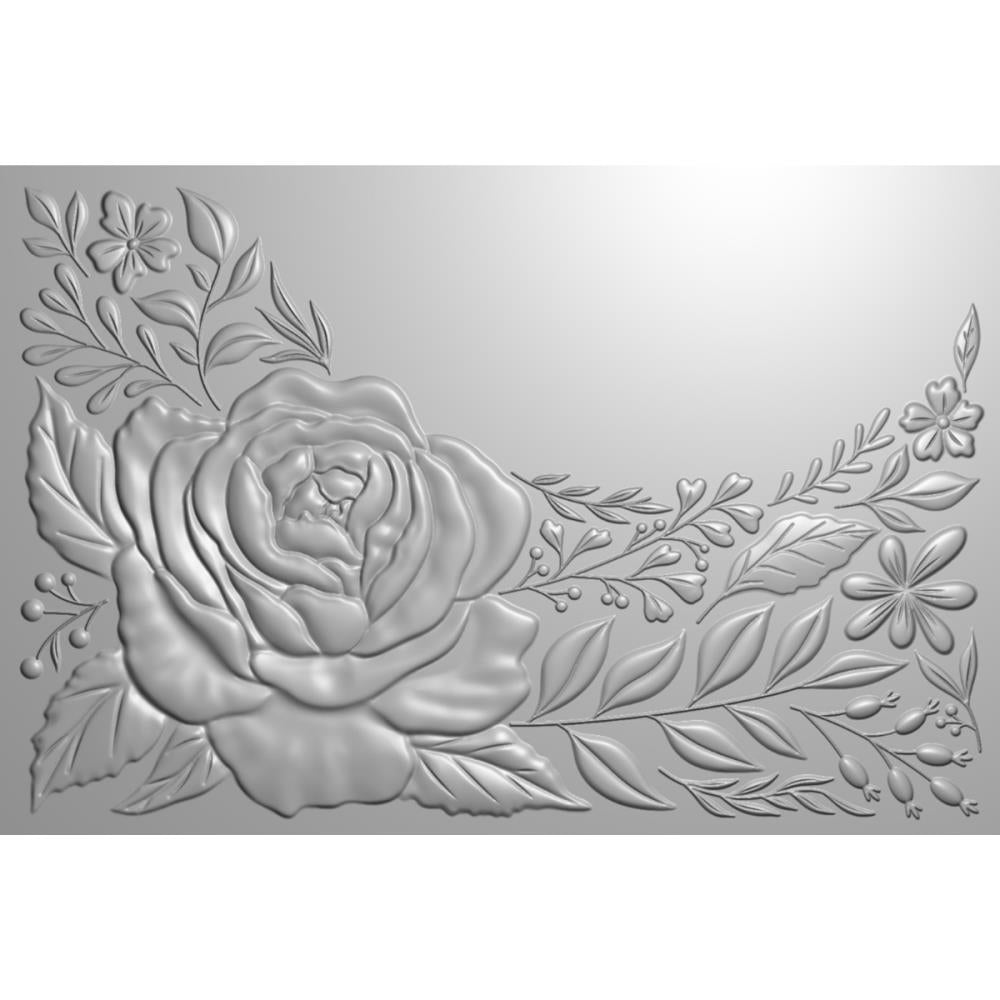 Crafter's Companion Swirling Florals 3D Embossing Folder cc-3d-ef4-swfl Alternate Product Image