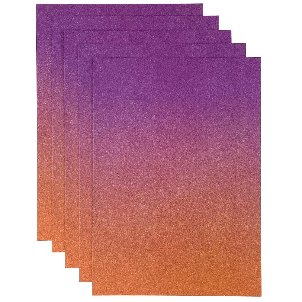 Tonic Arabian Nights 8.5 x 11 Ombre Glitter Cardstock 8925e Detailed Product View