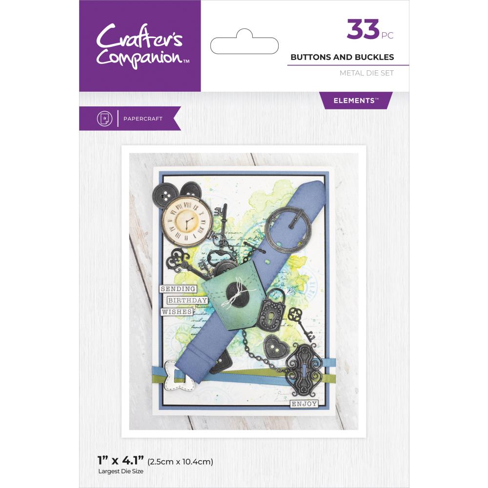 Crafter's Companion Buttons And Buckles Dies cc-md-ele-bubu