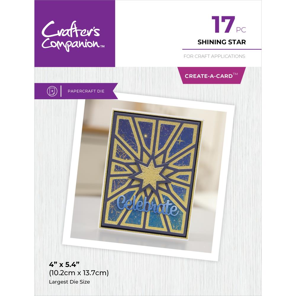 Crafter's Companion Shining Star Dies cc-md-cad-star