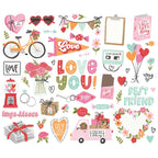 Simple Stories Heartstrings Bits And Pieces 23608 Valentine Images
