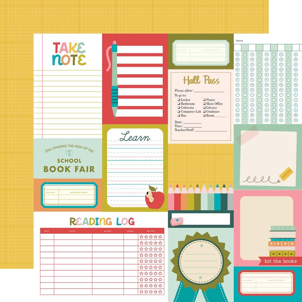 Simple Stories Book Fair 12 x 12 Collection Kit 24600 Journal Elements