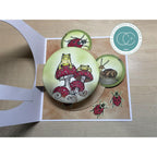 Craft Consortium Faeries Snails Clear Stamps cclgstmp006