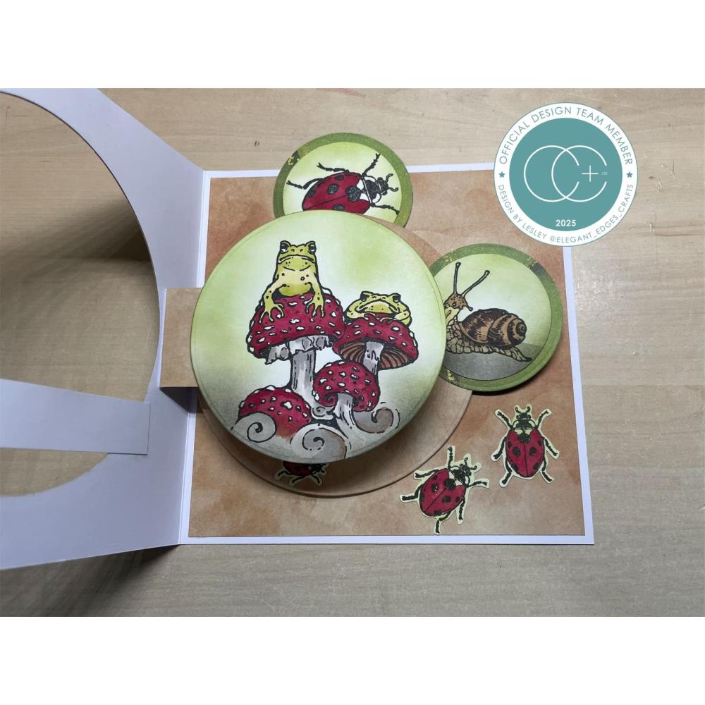 Craft Consortium Faeries Ladybird Clear Stamps cclgstmp015