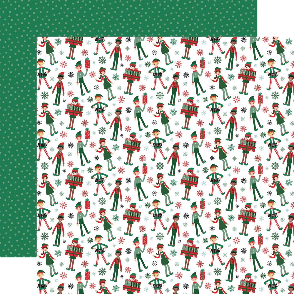 Echo Park Christmas Express 12 x 12 Mega Bundle sce455050 Santa's Elves