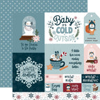 Echo Park Winter Fun 12 x 12 Collection Kit wf468016 Multi Journaling Cards