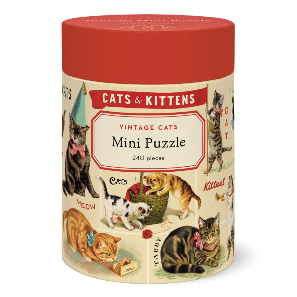 Cavallini Papers & Co. Cats 240 Piece Mini Puzzle