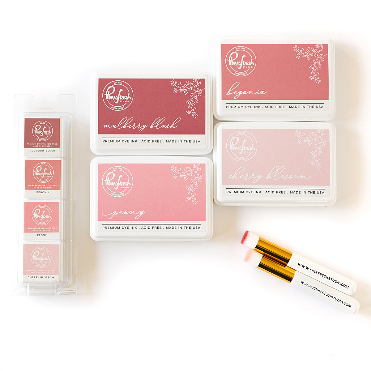 PinkFresh Studio Begonia Dye Ink Pad pfdi068 Detailed Product Photo