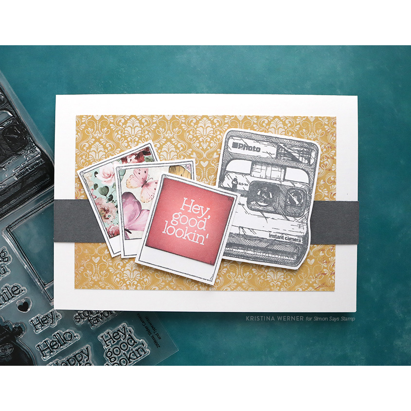 Simon Says Stamp Slider Camera Wafer Dies 1009sdc Friend Card | color-code:ALT04