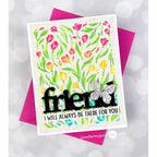 Hero Arts Color Layering Tulip Pattern Stencils sa262 friend | color-code:ALT01