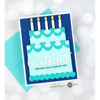 Pretty Pink Posh Pierced Stars Plate Die birthday cake | color-code:ALT01