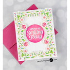 Pinkfresh Studio Making Things Happen Cling Stamps 239124 Smiling Today Card | color-code:ALT03