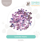 Simon Says Stamp Embellishment Mix Lavender Hearts 0226lh Heart to Heart