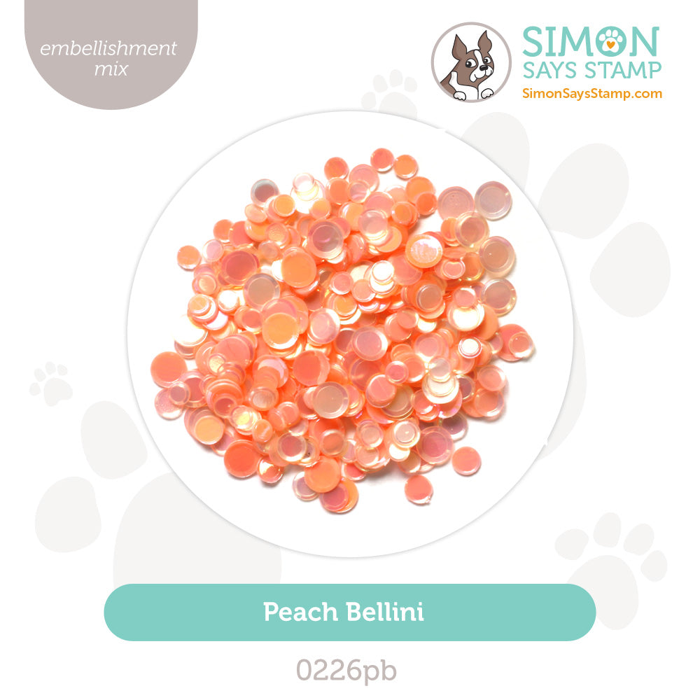 Simon Says Stamp Embellishment Mix Peach Bellini 0226pb Beautiful Moments
