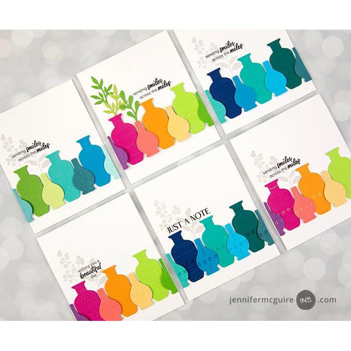 Altenew Mini Delight Plants and Vases Stamp and Die Set alt8905bn vases | color-code:ALT01