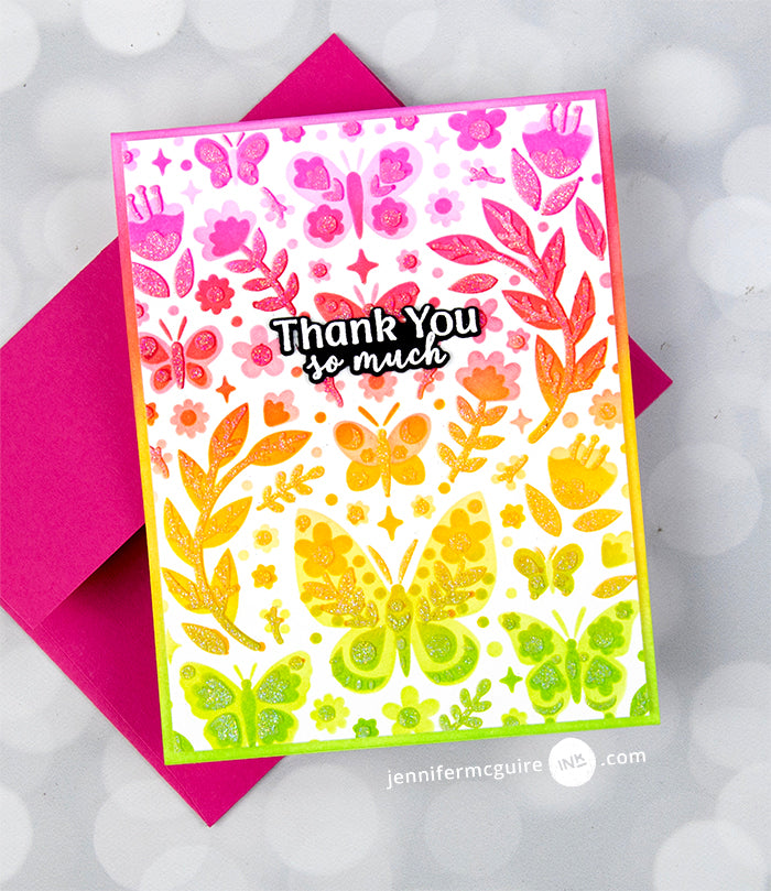 Hero Arts Clear Stamps Folk Animals cm761 thank you | color-code:ALT01