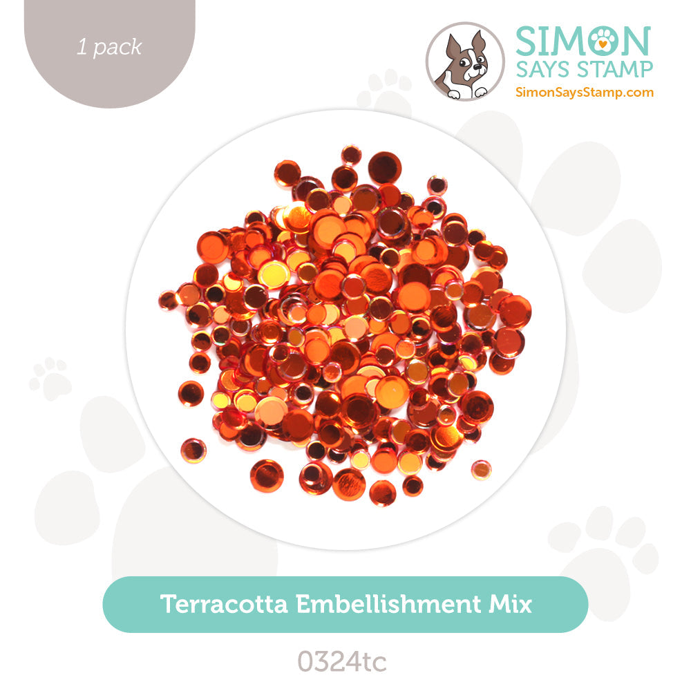 Simon Says Stamp Terracotta Embellishment Mix 0324tc Be Bold