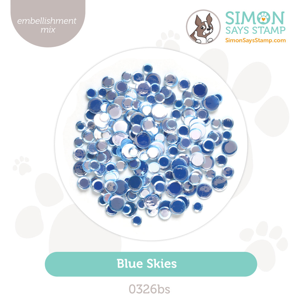 Simon Says Stamp Embellishment Mix Blue Skies 0326bs In My Heart