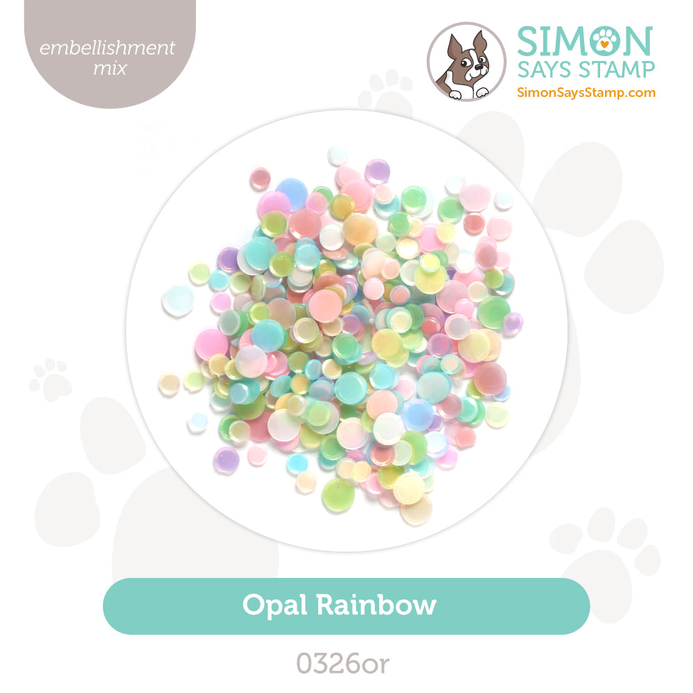 Simon Says Stamp Embellishment Mix Opal Rainbow 0326or In My Heart