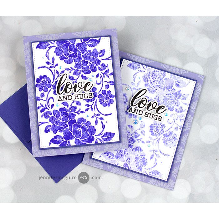 Ranger Perfect Pearl Powder PPP17714 Faux Textured Card | color-code:ALTJM95