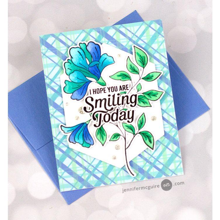 Pinkfresh Studio Amazing Things Dies 244024 Floral Smiling Card | color-code:ALT05