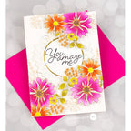 Pinkfresh Studio Thanks For Being There Stencil Set 205823 You Amaze Me Card | color-code:ALT05