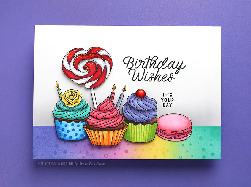 Ranger MINI GLOSSY ACCENTS Glue Adhesive GAC27898 Birthday Wishes Card | color-code:ALT9992