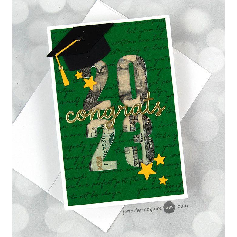 Hero Arts Cling Stamp Positive Script Bold Prints CG911 Congrats | color-code:ALT02