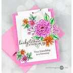 Pinkfresh Studio Dreamy Florals Hot Foil Plate 181522 Cards For Display | color-code:ALT03