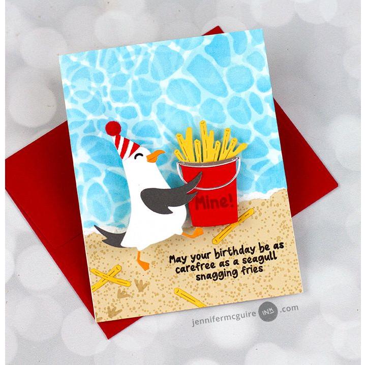 Waffle Flower Inquisitive Seagulls Clear Stamps 421701
