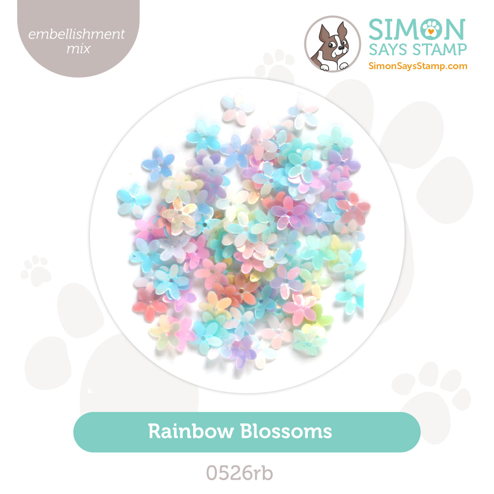 Simon Says Stamp Embellishment Mix Rainbow Blossoms 0526rb Always There