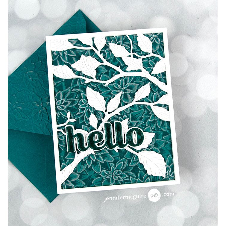 Birch Press Design Forest Canopy Layer Dies 57534 Hello | color-code:ALT01