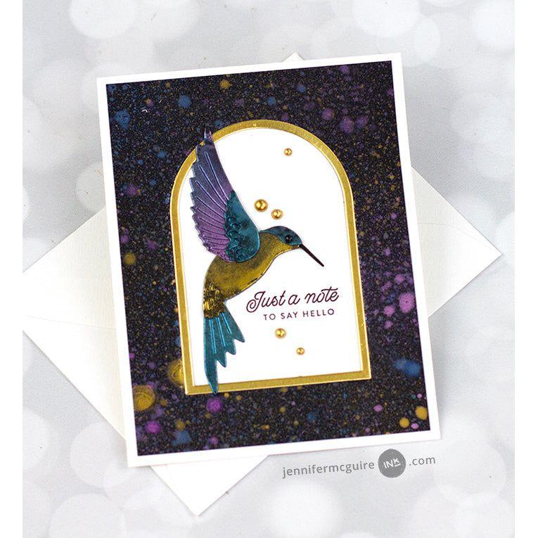Tim Holtz Peacock Feathers Distress Spritz tdu86390 Color Shifting Cards | color-code:ALT06