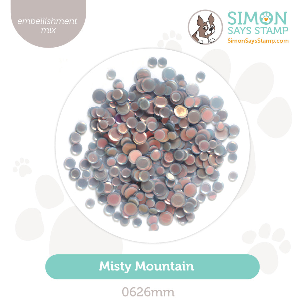 Simon Says Stamp Embellishment Mix Misty Mountain 0626mm Shine On