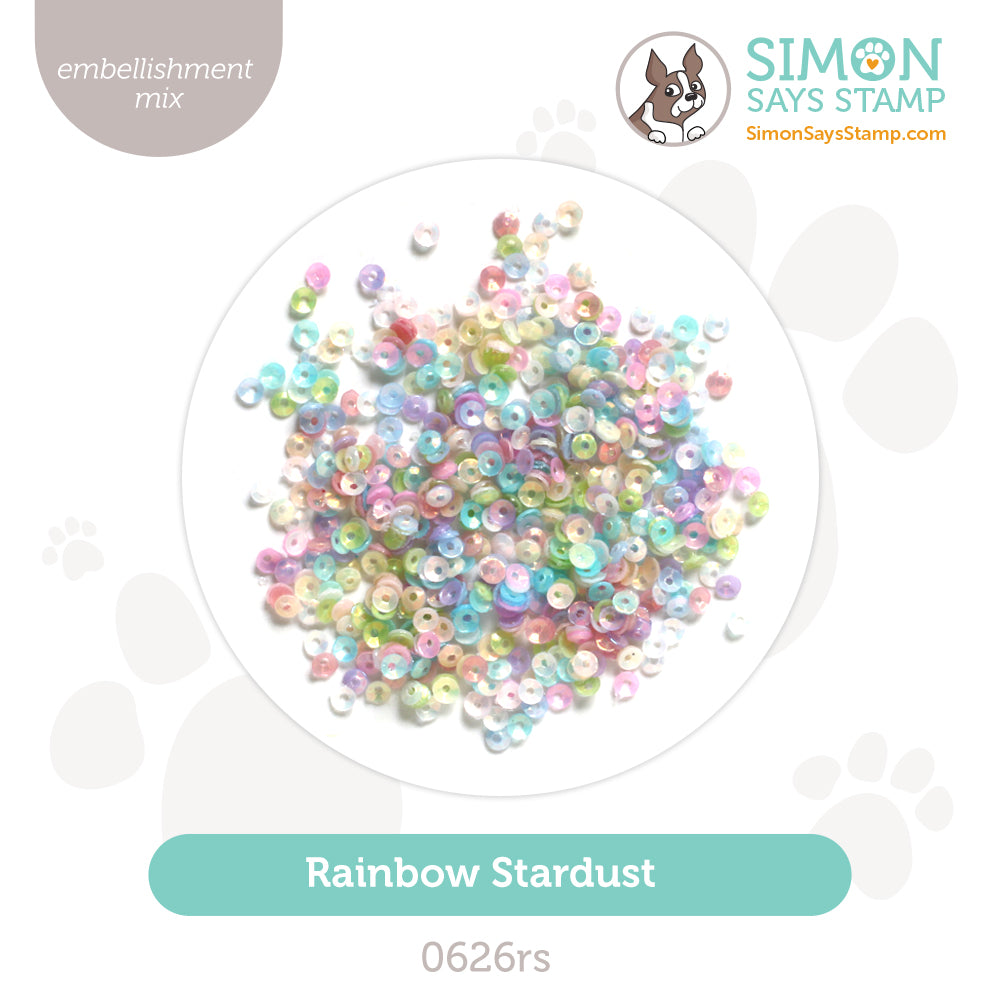 Simon Says Stamp Embellishment Mix Rainbow Stardust 0626rs Shine On