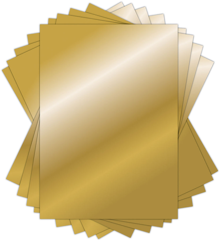 Craft Consortium The Essential Mirror Card 8.5 x 11 inch Gold CCEMC002 golden