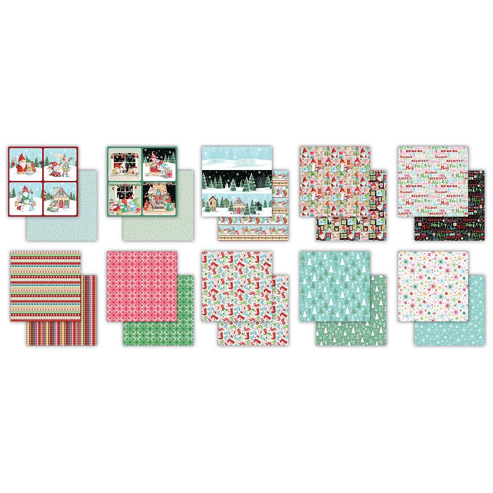 Craft Consortium It's Snome Time 2 6 x 6 Paper Pad CCPPAD043B papers