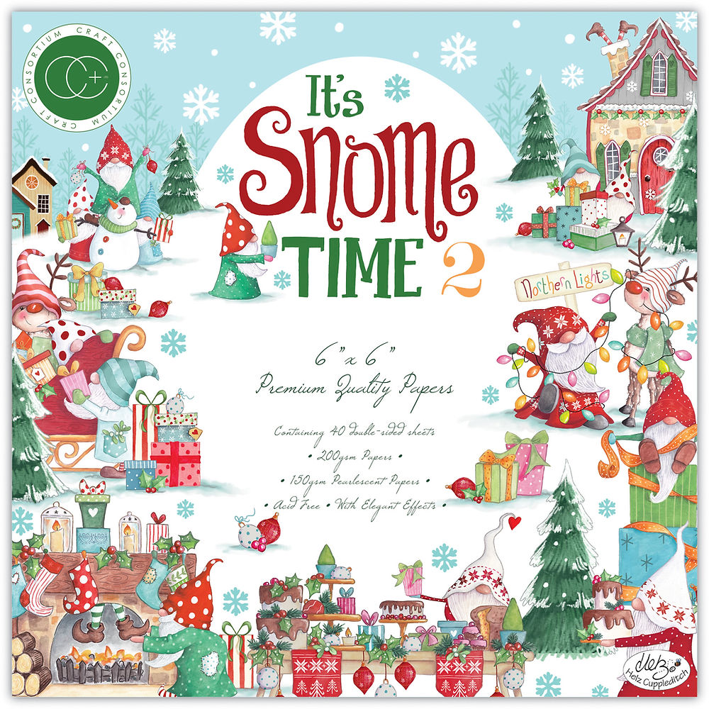Craft Consortium It's Snome Time 2 6 x 6 Paper Pad CCPPAD043B